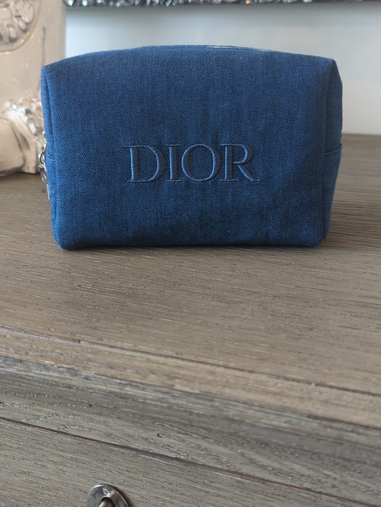 Dior Handbags - NWOT Dior Denim Cosmetic Bag